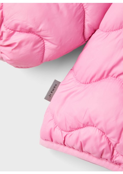 Düz Pembe Kız Çocuk Yelek Nmfmaggy Jacket Pb