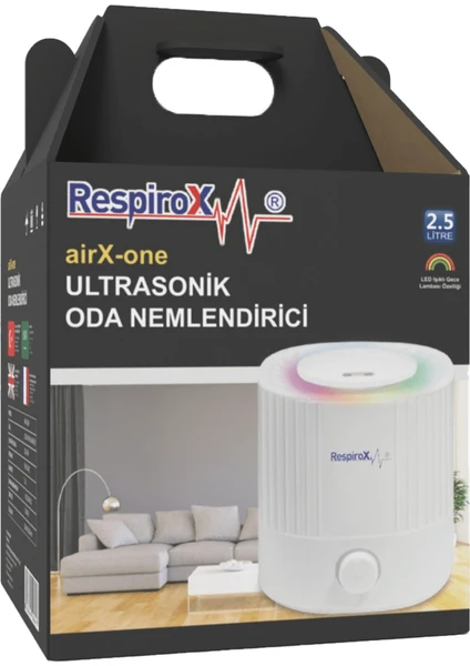 Airx-One Ultrasonik Ultrasonik Soğuk Buhar Makinesi Oda Nemlendirici