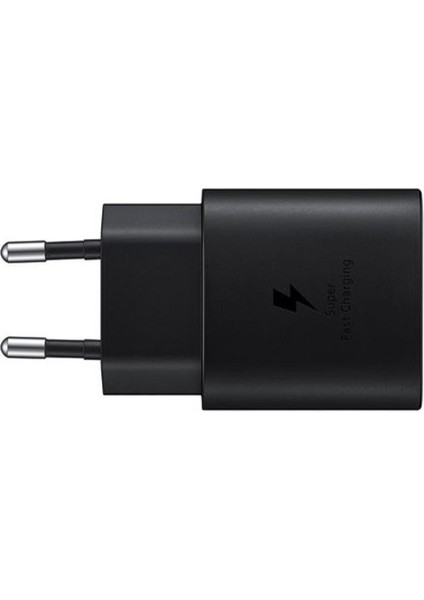 Galaxy S20 Ultra 5g Type-C Fast Şarj Adaptörü 25W Siyah