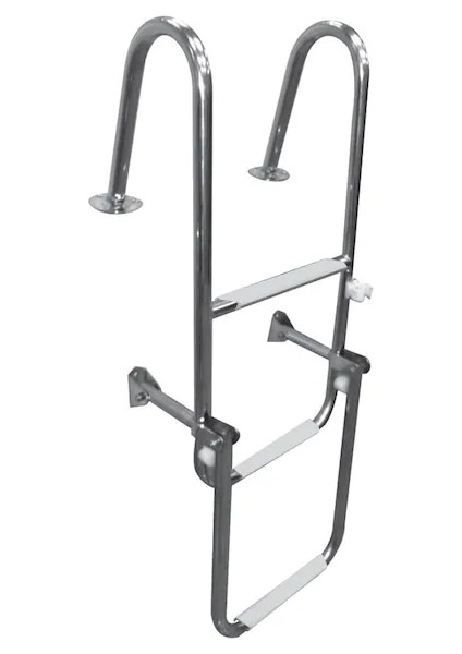 Krom Merdiven Katlanır 30X80CM -Çap : 22MM