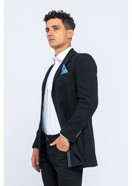 Düz Renk Spor Astarlı Erkek Blazer Ceket modelleri
