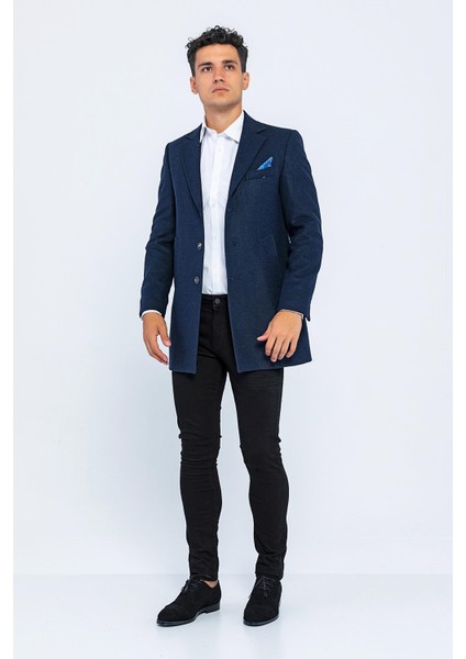 Düz Renk Spor Astarlı Erkek Blazer Ceket