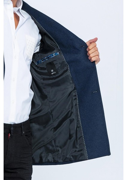 Düz Renk Spor Astarlı Erkek Blazer Ceket