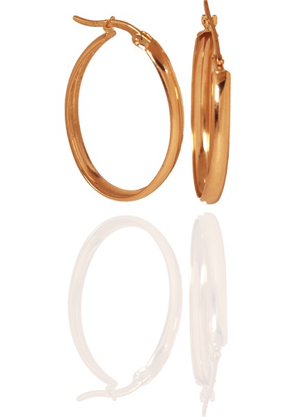 Oval Kesim 14 Ayar Küpe fiyatları