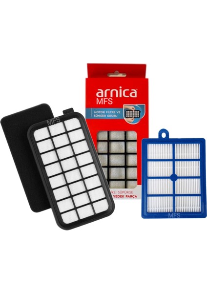 Arnica Tesla Premium ET14300 Uyumlu Kutulu Hepa Filtre Seti
