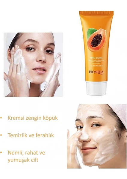 Papayalı ve Bitki Özlü Aydınlatıcı Yüz Temizleyici 100 gr fırsatları