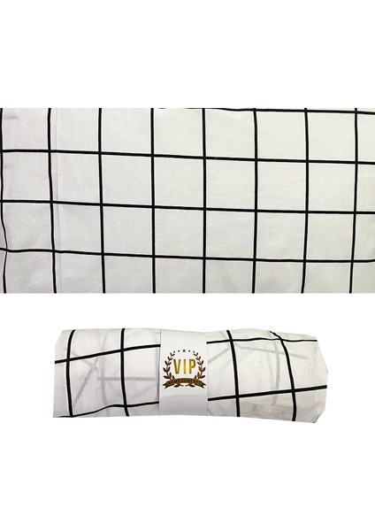 Tek Kişilik Lastikli Çarşaf Ranforce Vip Çarşaf 100 x 200 cm Beyaz Pano