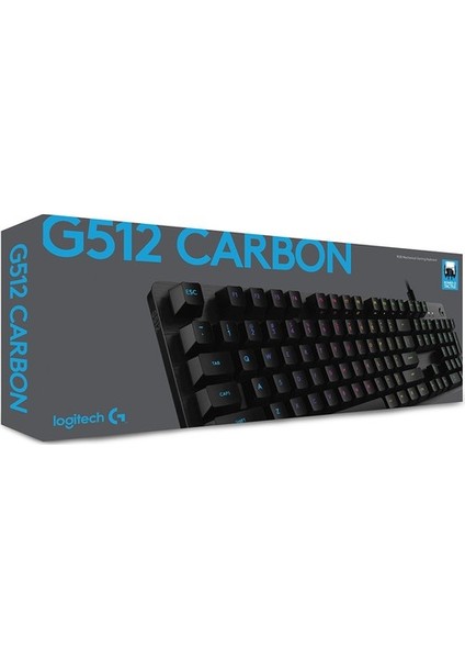 G512 Carbon Lightsync Rgb Gx Blue Switch Mekanik Klavye (Ingilizce Q ) fırsatları