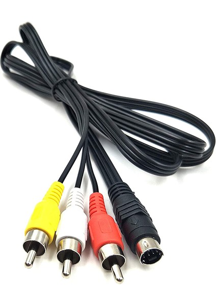 BK Teknoloji 1.5 Metre S-Video 7 Pin To 3 Rca Video Kablosu