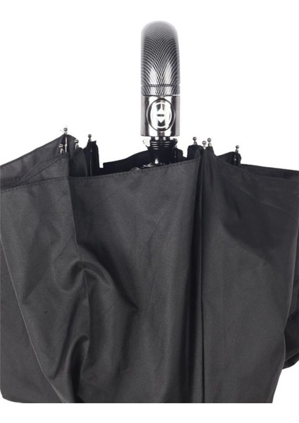 Eleven Market Siyah Karbon Baston Saplı Tam Otomatik Premium Lüks Erkek Şemsiye M21MAR1005MR001 modelleri