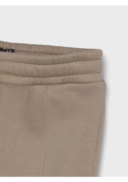 Normal Paça Kahve Kız Çocuk Eşofman Altı Nlfkım R Sweat Pant W. Pıntuck