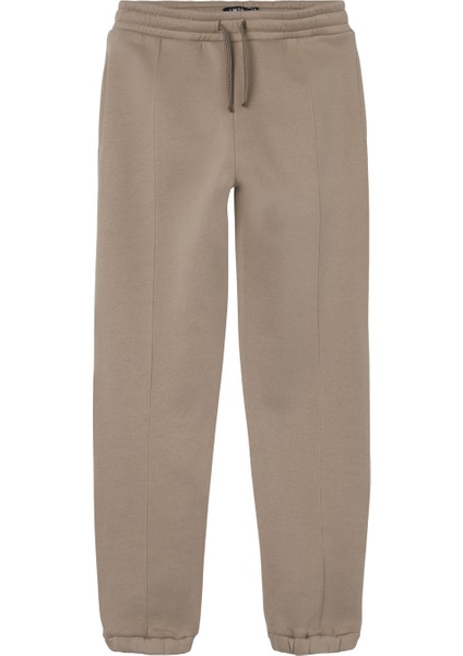 Normal Paça Kahve Kız Çocuk Eşofman Altı Nlfkım R Sweat Pant W. Pıntuck