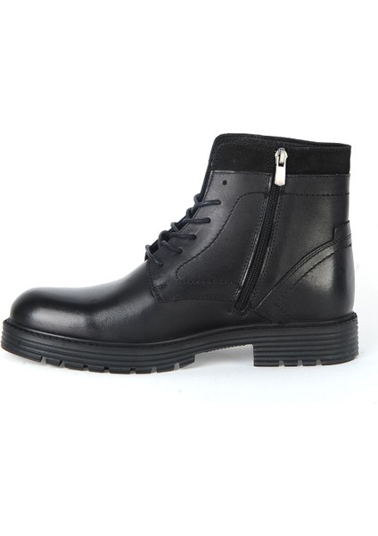 77658 Siyah %100 Deri Erkek Bot modelleri