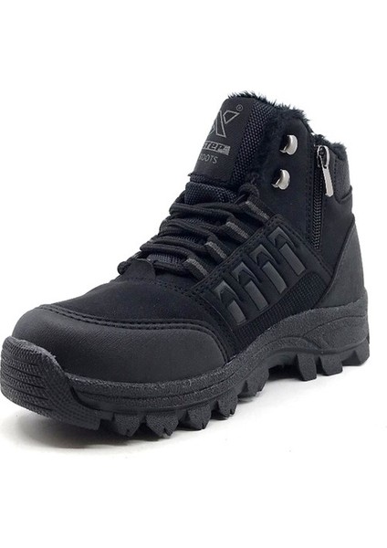 Suya Soğuğa Dayanıklı Fermuarlı Kürklü Kauçuk Taban Kar Botu fiyatları