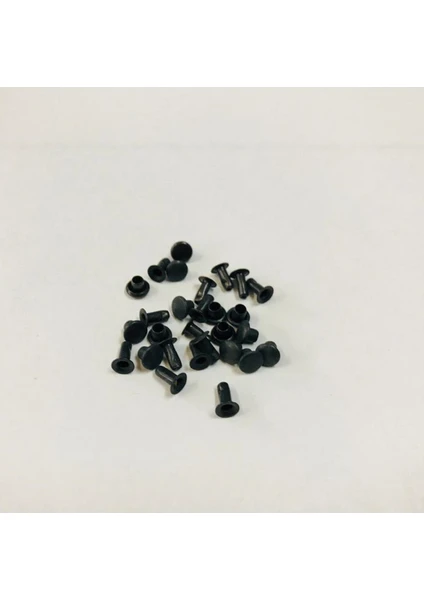 Perçin Rivet 0 No 6mm 50 Takım (Leathercraft, Deri Hobi)