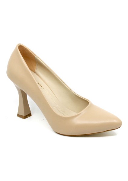 349 Kadın Nut Renk Stiletto
