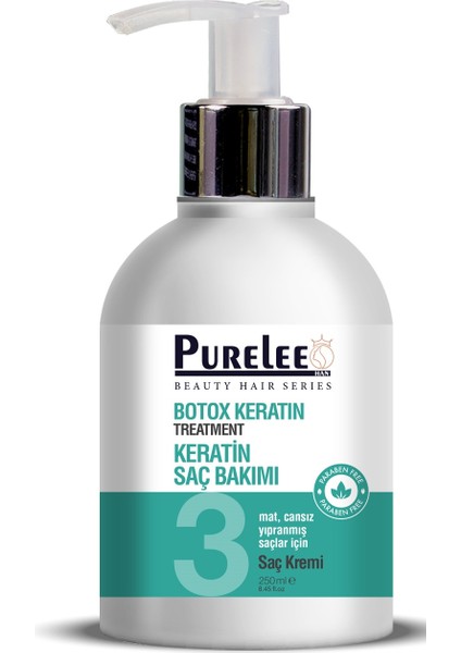 Yıpranmış ve Kuru Saçlara Özel Onarıcı Keratin Botox ve Maskesi Seti