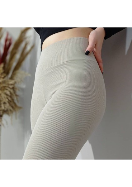 Yüksek Bel Fitilli Tayt modelleri