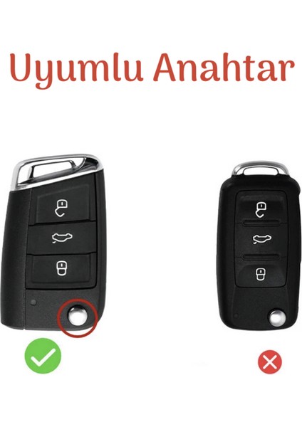 Volkswagen Seat Skoda Anahtar Kılıfı Sustalı Model fiyatları