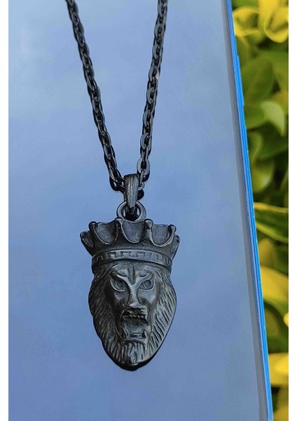 Erkek Siyah Kral Aslan Kolye fiyatları