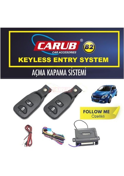 B2 Açma Kapama 12V S.çıkışlı 2 Düğ Followme BR4602403