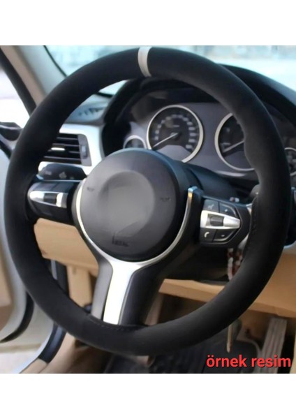 Vw Passat B7 Dikmeli Direksiyon Kılıfı Alkantara Gri Yüzüklü modelleri