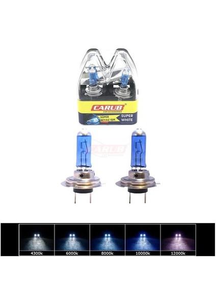 Ampul H7 12V 55-100W Süper Beyaz Işık Br0415105
