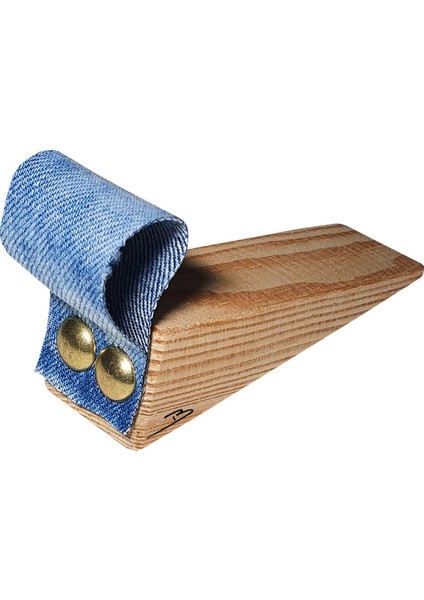 Premium Mavi Jean Kot Kapı Altlığı Kapı Stoperi Stopper Kapı Durdurucu (4lü Paket)