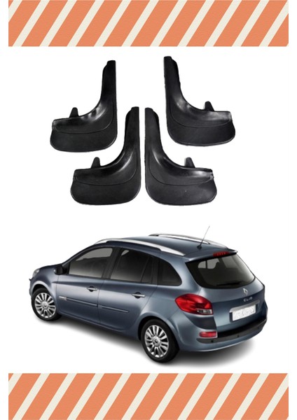 Renault Clio 3 Stw 2006-2012 4'lü Tozluk Çamurluk Paçalık