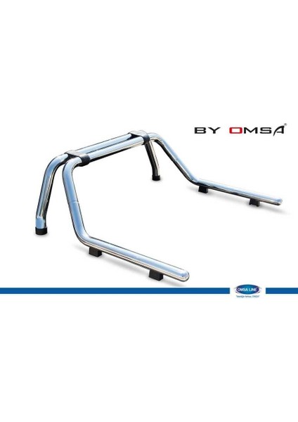 Nissan Navara Kobra Roll Bar Çap:76 Krom 2016 ve Sonrası