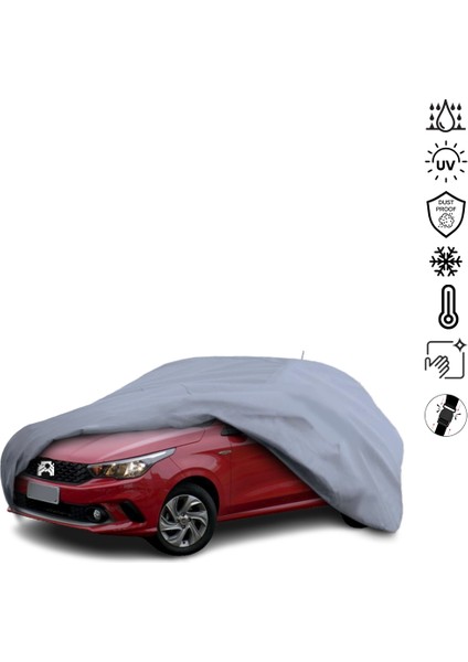 Fiat Argo (2017-) Oto Branda Miflonlu Araba Brandası