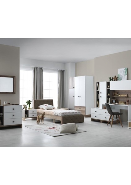 Rengarenk Latte Başlıklı Karyola 120 x 200 cm indirimleri