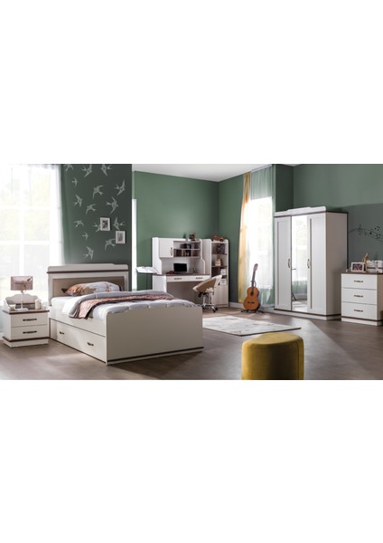 Rengarenk Morpheuse 3 Kapaklı Dolap modelleri