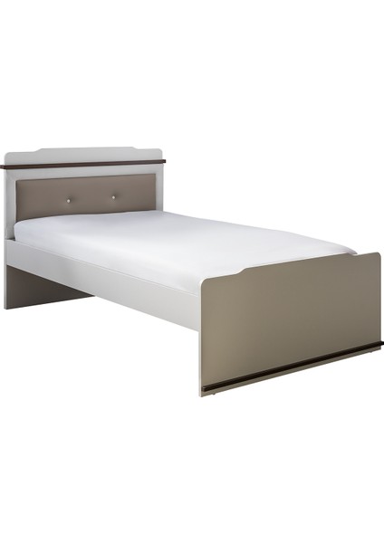 Rengarenk Moprheuse Başlıklı Karyola 120 x 200 cm