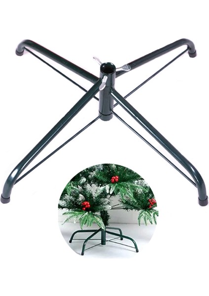 60 cm Yılbaşı Ağacı Demir Tripod Metal Taban Braketi (Yurt Dışından)