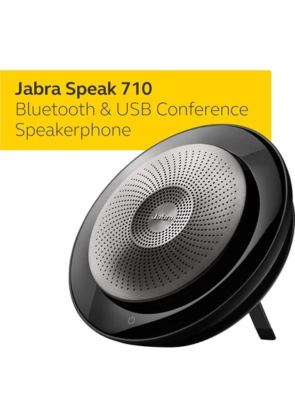 Jabra Speak 710 Hoparlör (Kablosuz) Paket Duvar Şarj Cihazı | Bluetooth Dongle, USBPc/mac Uc Softphones, Akıllı Telefonlar, Ipad, Tabletler | Uc Versiyonu modelleri
