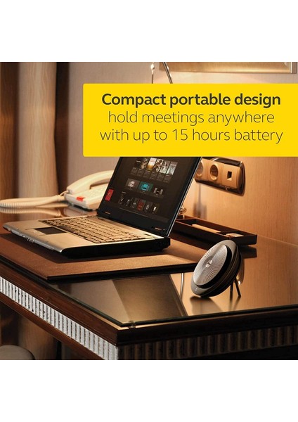 Jabra Speak 710 Hoparlör (Kablosuz) Paket Duvar Şarj Cihazı | Bluetooth Dongle, USBPc/mac Uc Softphones, Akıllı Telefonlar, Ipad, Tabletler | Uc Versiyonu fırsatları