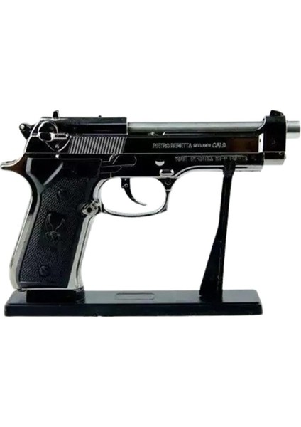 Tabanca Görünümlü Çakmak Standlı Baretta Çakmak