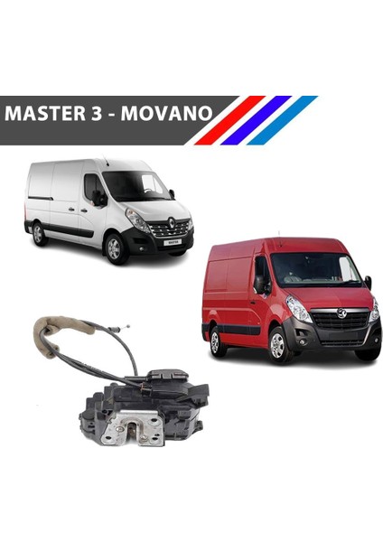 Master 3 - Movano Ön Sağ Kapı Kilidi
