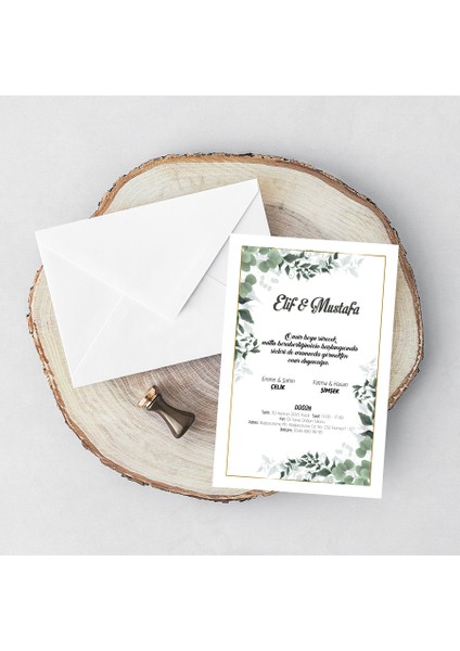 Beyaz Zarflı Davetiye - BZ00101 fiyatları