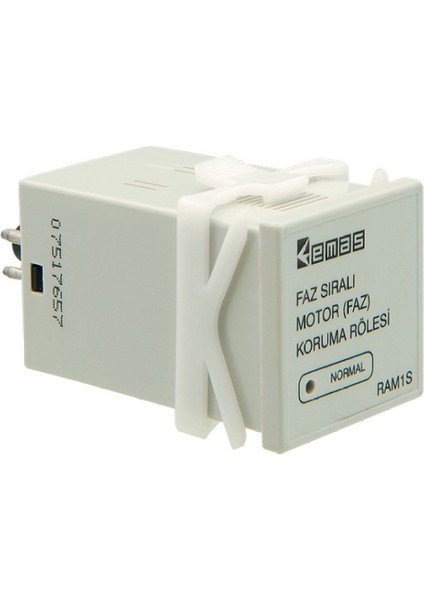 Faz Sıralı Motor Koruma Rölesi 3x380 V Ac Ram1s