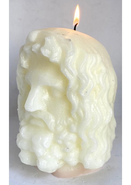 Büyük Serapis Ekru Mum(19 Cm) fiyatları