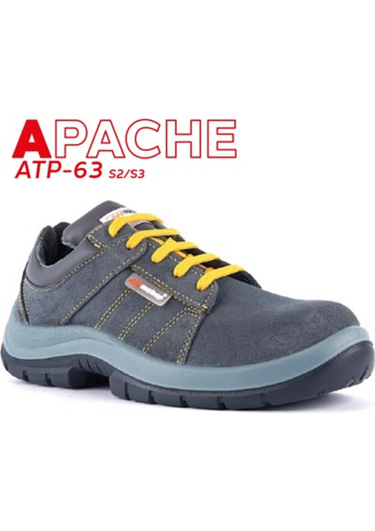 Iş Ayakkabısı - Apache Atp-63 Gray Suede S2 - 41