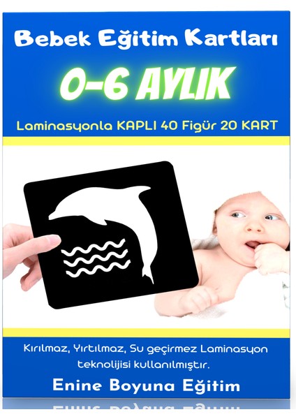 Bebek Eğitim Kartları (0-6 Aylık) (Ciltli)