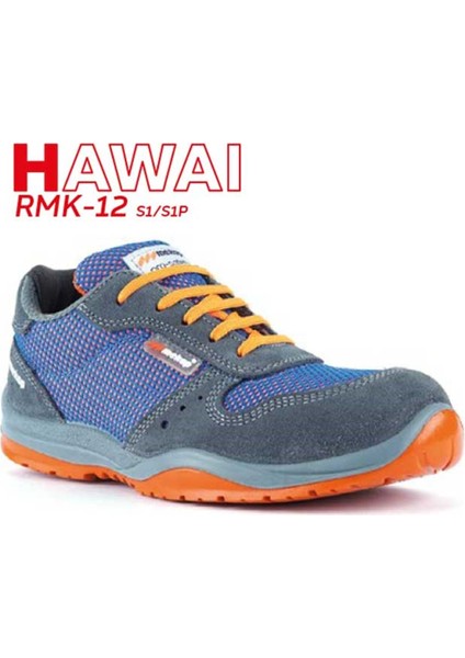 Iş Ayakkabısı - Hawai Rmk-12 Gray Suede S1 - 44