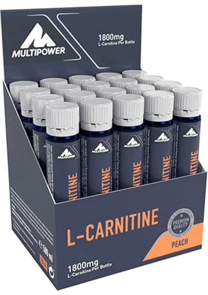 L-Carnitine Likit 1800 Mg 20 Shot Şeftalili Karnitin