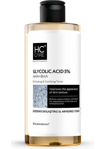 Glycolic Acid %5 Peeling Etkili Tonik - 200 ml
