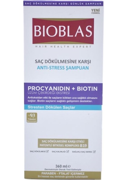Anti Stress Şampuan 360 ml