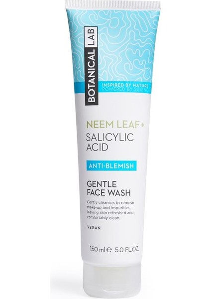 Botanicallab Neem Ağacı Yaprağı Özü + Salisilik Asit Hassas Ciltler Için Yüz Yıkama Jeli 150 ml