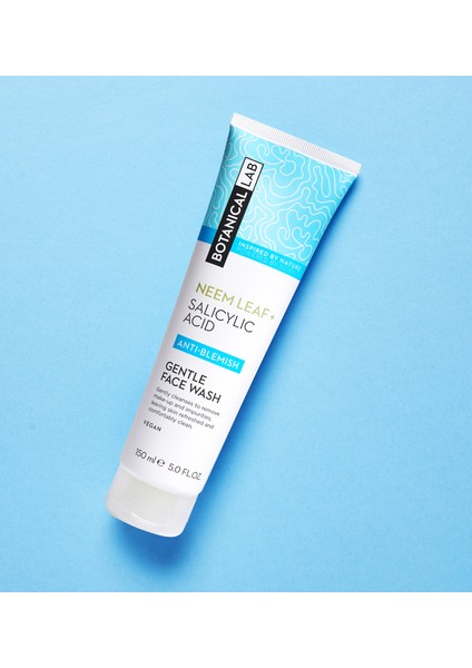 Botanicallab Neem Ağacı Yaprağı Özü + Salisilik Asit Hassas Ciltler Için Yüz Yıkama Jeli 150 ml